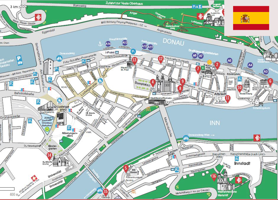 City Map Spanish - Plano de la Ciudad
